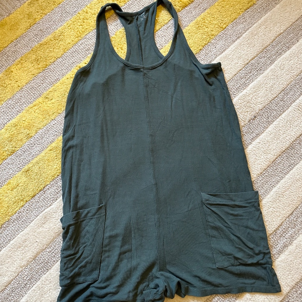 aerie | Ribbed Romper Loungewear Pajama